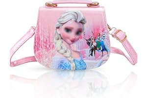 Chukua Kinderhandtasche Els - Tasche Umhängetasche Kinder Mädchen Prinzessin Handtasche Kindertasche Schultertasche mit Verstellbarem Gurt zum Ausgehen oder Reisen, Geschenke Mädchen Girls
