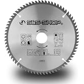 S&amp;S-Shop Circular Saw Blade in Aluminium and Plastic, &Oslash; 210 x 30 mm, 72 Teeth HM &ndash; Tungsten Carbide, Universal