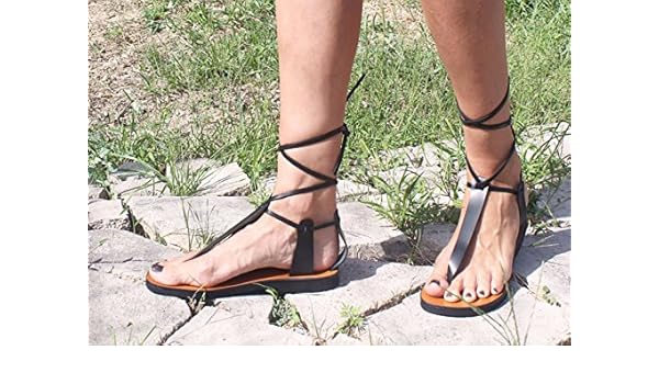 lace gladiator sandals