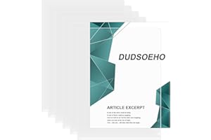 DUDSOEHO Klarsichtfolien A4 Oben und Seitlich Offen, 170 Mikron Aktenhüllen A4 stabil für Schule, Büro (30 Stück)