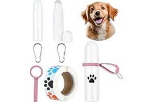 CHCAES Futtertube Hund Befüllbar Tuben für Hunde 90ml mit Karabiner Nassfutter Silikon Reiseflaschen Abfüllflaschen Zubehör für Hundetraining als Belohnung (Weiß)