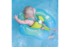 Free Swimming Baby Bouée de natation gonflable pour bébé - Aide bébé à apprendre à nager, avec pompe, pour les enfants de 3 à 36 mois