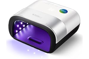 Lámpara Led UV Uñas Profesional, SUNUV Secador LED/UV Gel Esmalte de Uñas Curado Luz Máquina, Con Sensor Automático y Pantalla LCD en el Hogar y el Salón