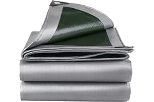 OTIGA Bâche de Protection avec Œillets, 160 g/m² PE, Imperméable, Résistante aux Déchirures, et UV, Bâche Multi-Usage pour Bois, Voiture, Bateau,Meuble de Jardin,Taille/Couleur au Choix,2x2m