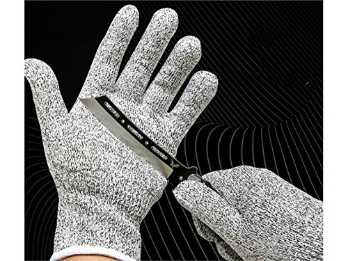 Preisvergleich Produktbild Plsonk Haushalt Schnittschutzhandschuhe Food Grade Level 5 Schnittschutzhandschuhe für Sicherheitsküche und Outdoor (S) für die Arbeit