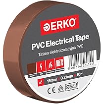 Nastro Isolante Elettrico ERKO - 10 Rotoli Multicolore, PVC, 15mm X 10m, Per Alte Tensioni - Foto 2
