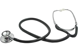‎AMPRI AMPRI Doppelkopf-Stethoskop Schwarz Edelstahl