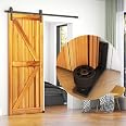 Binario Porta Scorrevole 183 Cm | Kit Scorrevole Esterno Per Porte Legno/Metallo Fino A 90 Cm
