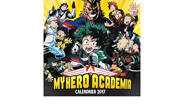 Calendrier My Hero Academia Horikoshi Kohei Amazon Fr Livres