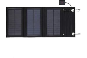 OUMEFAR Panel energii słonecznej, panel ładujący odporny na utlenianie panel słoneczny składany pakiet, odporny na zużycie wodoodporny na zewnątrz wędrówki do turystyki