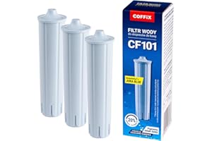 3x COFFIX Filtr wody do ekspresów do kawy JURA - Kompatybilny z m.in. E8, S8, J6, A1, A7, D6, ENA8, ENA4, Z6, Z10 - Wkład filtrujący chroniący przed kamieniem