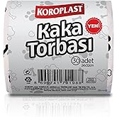 Koroplast Kaka Torbası 30'lu Set, K&ouml;t&uuml; Koku Kontrol&uuml; Sağlayan Kedi K&ouml;pek Kaka Torbası 24x32 cm, Kolay Kullanım, Evcil Hayvan 