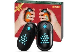 Sanfant Hand Warmers Rechargeable 2 Pack Reusable Electric Portable USB Hand Warmer 3 Heat Mode for Hunting Golf Camping Women Mens Gifts