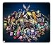 Produktbild Creative Design Maus Pad Rechteck Mauspad Gaming Mousepad Super Smash Bros. Brawl Rechteck rutschfeste Mauspad wasserabweisend länglichen Gaming Maus Pads