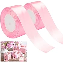 Ruban Satin 270m, 6 Pièces Rubans Pour Couture 3 Mm X 45 M