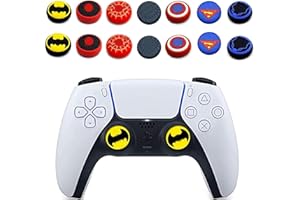 JAEESPON 14Pcs Analog Thumb Grip Stick Cover, Dualsense Wireless Controllers Game Remote Joystick Cap, Fantastic Non-Slip Silicone Handle Protection Cover for PS5/PS4/Xbox one/360/Nintendo Switch PRO