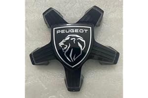 RZSYSSZD 4 Pièces Voiture Cache-moyeux pour Peugeot 3008/5008/2008/4008,Cache Moyeu Centre Hub Caps Anti-Corrosion et Anti-Rayures Pneus Jantes Accessoires,B