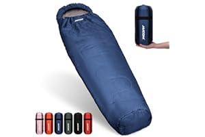 JAICOM Sacco a Pelo Per Adulti - Sacco a Pelo Invernale, Sacco a Pelo Portatile Ultraleggero e Impermeabile [800g/1600g], Ideale per il Campeggio, 4 Stagioni, lo Zaino in Spalla