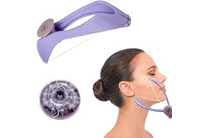 MKEMKA 1Pcs Facial Epilator Threading Hair Removal Manual Portable with Cotton Thread Epilators for Women Face Suitable for Removing Facial Lip and Sweat Hair