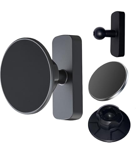 Support Magnétique Pour Smartphone Salle De Sport - 360° Réglable - Compatible MagSafe Et Android - Fixation équipement