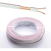 TAM 100 Metre Hoparl&ouml;r ve Elektrik Kablosu 2x0.75 mm - Beyaz