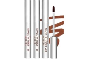 Gireatick Peel Off lip Liner Set, 3PCS Long Lasting Tattoo Liner, Waterproof Lip Stain with Matte Finish, Highly Pigmented Tint