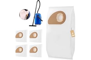 VOUPRONGZY 4 Pack Bolsas de Polvo para Nilfisk Buddy II 12/18/12L/18L INOX Bolsas de Aspiradora para Nilfisk Buddy II 12/18/12L/18L INOX Bolsas de Vacio Respuesto para Aspiradora Replacement Repuesto
