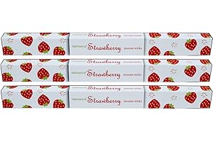 Vedmantra Incense Sticks - 20 Sticks x 3 Pack - Premium Series (Strawberry)