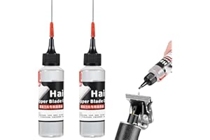 RIENAN Olej do maszynki do strzyżenia włosów, olej do maszynki do strzyżenia włosów, olej do maszynki do strzyżenia włosów, olejki smarowe, redukujący tarcie (60 ml)