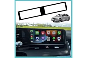 ‎BESTEVMOD BestEvMod Displayschutzfolie für Ioniq5, Zubehör, Navigation, Touchscreen, Brezel, kompatibel mit Hyundai Ioniq5 2022 Zubehör (LHD) (Gloss Black-Bezel nur)