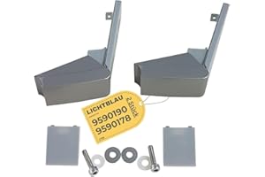 Lichtblau 2x Scharnier Liebherr Kühlschrank Ersatzteil Nr. 9590124, 9590178, 9590190 I Scharnier Set für Türgriff Kühlschranktür I Reparatursatz für Liebherr Gefrierschrank