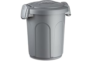 STEFANPLAST KERBL Speedy Container à croquettes pour Chat Gris 3 kg 8 L 24 x 27 x31 cm