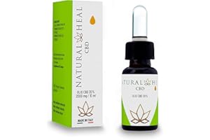 NATURAL HEAL Olio CBD 20% Puro Biologico per Viso Corpo e Capelli, Olio di Semi di Canapa Curativo Formula 100% Naturale Made In Italy, Rilassante. in Gocce + 2 Creme Omaggio
