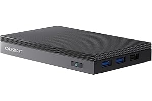 Orbsmart AW-15L Mini PC Windows 11 Pro komputer stacjonarny | komputer | micro PC | bez wentylatora | energooszczędny (Intel N100 CPU, 8 GB RAM, 256 GB pamięci wewnętrznej, USB-C, WiFi 6)