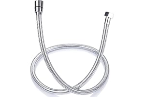 ONECE Elastyczny wąż prysznicowy 1,2 m ze stali nierdzewnej zapobiegający skręcaniu, standardowy wąż prysznicowy G 1/2 uniwersalny, akcesoria łazienkowe pasujące do wszystkich pryszniców