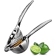 Rekix lemon Squeezer, Max Extraction Hand Press Lemon Juicer, Heavy Duty Manual Orange Juicer, Sturdy Metal Lime Squeezer, Du