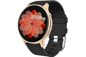 Blueshaweu Onetuo Armband Kompatibel für TUYOMA Smartwatch 1.28", Nylon Strick Replacement Uhrenarmband für TUYOMA LW36 Smartwatch