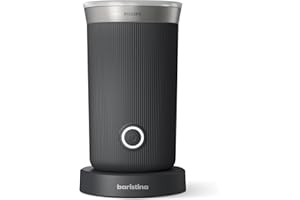 ‎PHILIPS Philips Baristina Elektrischer Milchaufschäumer - schäumt heiße und kalte Milch und pflanzlichen Alternativen auf. Einfach zu reinigen. Für Philips Baristina Espressomaschinen, Schwarz