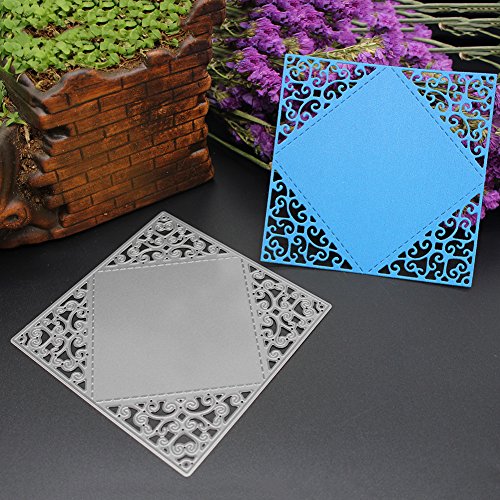 Amazingdeal365 Einladungkarte Metall Form Schablonen Schneiden DIY Dekor Sammelalbum Karten Buchzeichen Lesezeichen als Geschenk für Freunde Geburtstag Kinder,Kindergarten Hobby Schule Handarbeit Unterricht usw. Ein tolles Geschenk! - 2