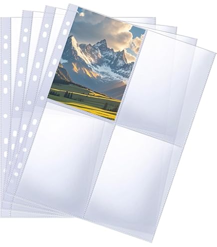 Viquel Pack Of 25 Perforated Pockets – Two Sizes A4/A3 – BigaMart - View #3