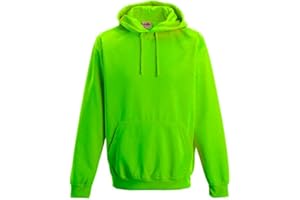 noTrash2003 Sweat-shirt fluo à capuche fluorescent - Différentes tailles et couleurs