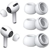 AirPods Pro & AirPods Pro 2. Nesil i&ccedil;in G&uuml;r&uuml;lt&uuml; Azaltıcı Delikli, Silikon Kulaklık Ağrısı Yok, Kaymaz Yumuşak Kulak U&ccedil;ları Uy