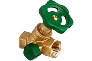 Cornat T571421 Absperrventil mit Entleerung, 1/2 Zoll