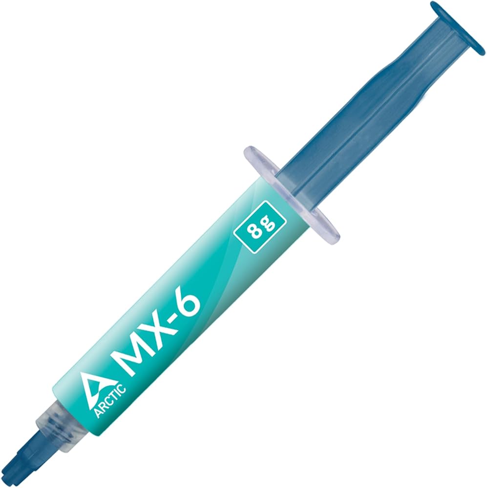 ARCTIC MX-6 (8 g) – Ultimate Performance ısı iletken macun, CPU, konsol, grafik kartları, dizüstü bilgisayarlar için, çok yüksek ısı iletkenliği, uzun dayanıklılık, iletken değildir, kapasitif