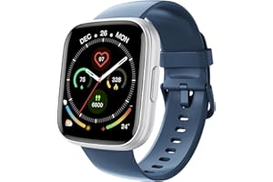 CILLSO Smart Watch for Men Women, 1.95" HD Touch Fitness Watch with Make/Answer Call, IP68 Waterproof Smart Watch with 110+Sports, Step Counter, Heart Rate Sleep Monitor, Tracker Watch for Android/iOS, Blue