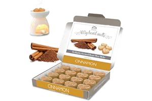 SPOTLESS LEOPARD Cera de canela para derretir – 16 x 5 g de canela perfumada se derrite en una caja de regalo de presentación