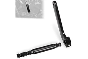 WOWTK Innerer Schalthebel + Schaft, Schalthebel + Gangschaltung für Harley Touring 1983–2016 Electra Glide Road Glide Road King Street Glide FLT/FLHT, Ersatz für 33709–82A, 33718–82B, Schwarz