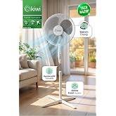 Kiwi KFAN-7417L Standlı Vantilat&ouml;r | 3 Kademe & Salınım & 70 cm Stabil Taban BEYAZ