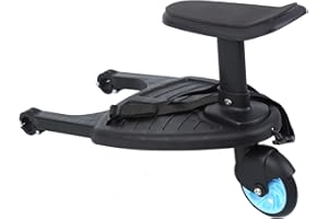 H-YEEU Planche Poussette, Poussette Bebe Confort Avec Siege, Planches À Roulettes Pour Bébé, Accessoires De Poussette Aux Enfants De 2 À 6 Ans (25 Kg) Bleu
