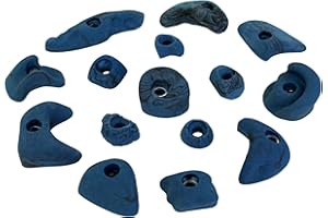 ALPIDEX 15 Prises d'escalade | Différentes Tailles Formes | Taille L, M, S | Pierres Escalade | Set Prises d'escalade | Poignées Escalade